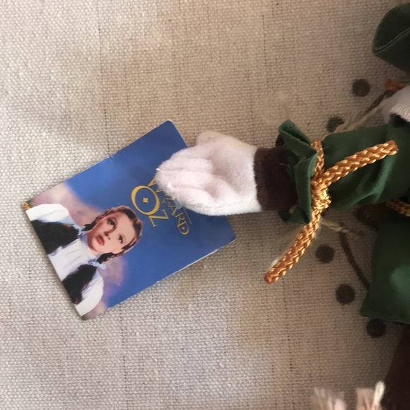 NWT vintage Wizard of Oz beanie scarecrow shelf sitter collectible - Picture 9 of 10